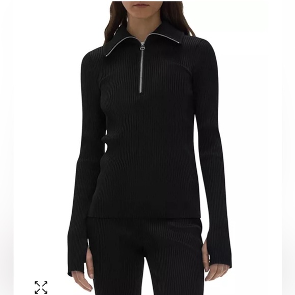 Helmut Lang
Ribbed Funnel Neck Top Size -M NWT - Picture 1 of 3